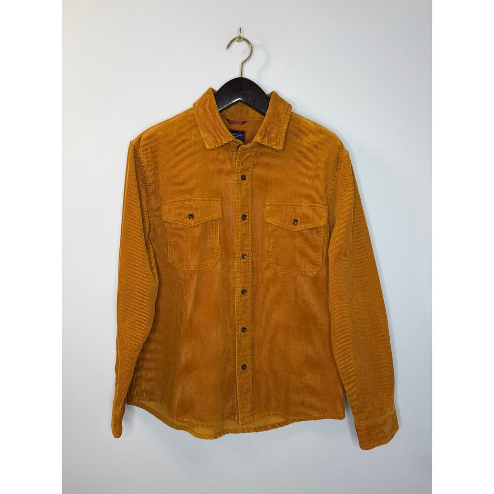 Untuckit Corduroy Utility Shirt Button Doen Men's L Ora Preppy - Picture 11 of 11